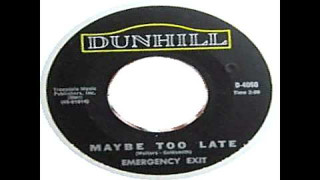 Explore the Meaning of Emergency Exit - Its Too Late Baby Lyrics